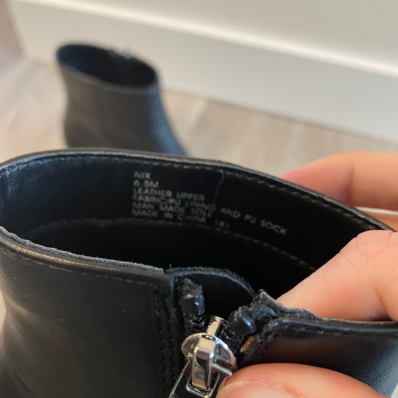 Black Block Heel Bootie - Picture 4 of 5